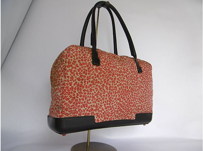 Bottega Veneta Leopard Fabric Bag - view 6
