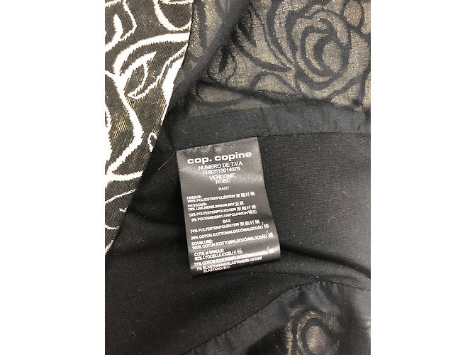 Vestito Cop Copine Vendome Nero e Oro D'oro - vista 6