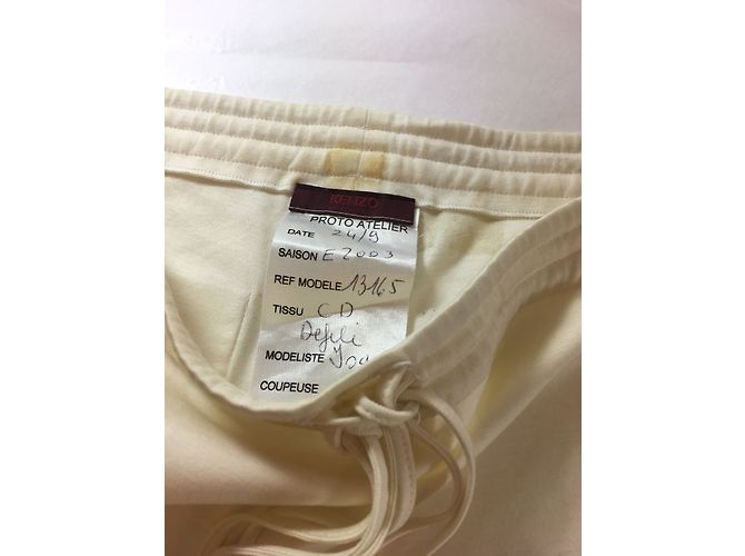Kenzo weite Hose weiß - Ansicht 3