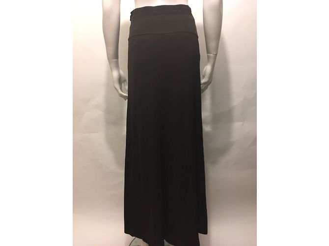 Falda larga Georges Rech marrón oscuro talla 38 - vista 5