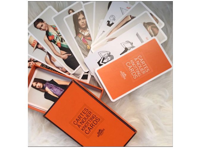 Hermès Tarjetas para anudar Multicolor - vista 3