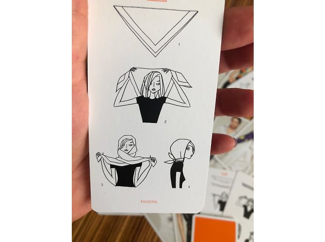 Hermès Tarjetas para anudar Multicolor - vista 5