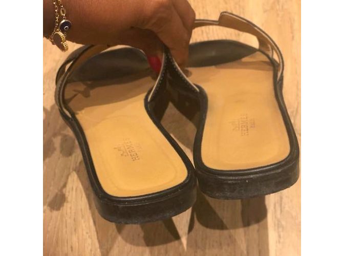 Oran Hermès sandals Black - view 3