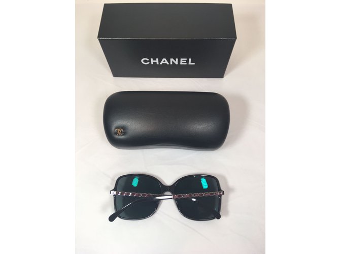 Chanel Occhiali da sole Nero - vista 5