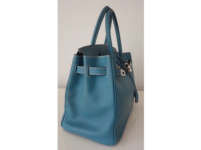 Hermès Birkin 30 Azul - vista 11