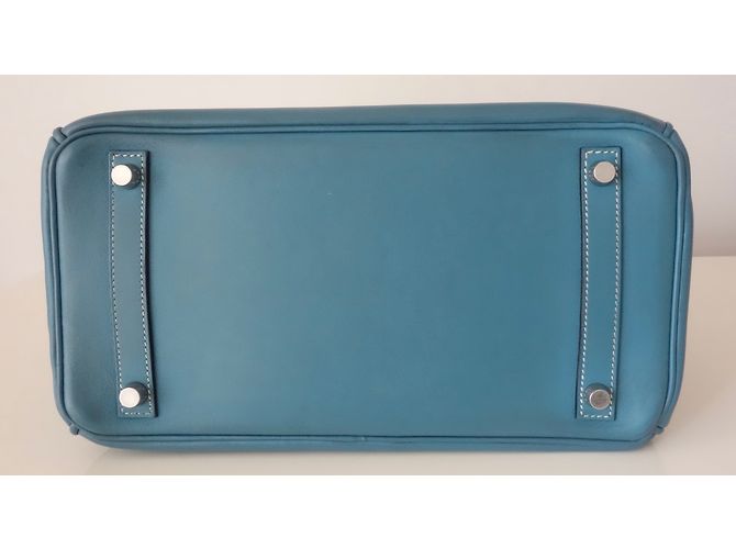 Hermès Birkin 30 Azul - vista 12
