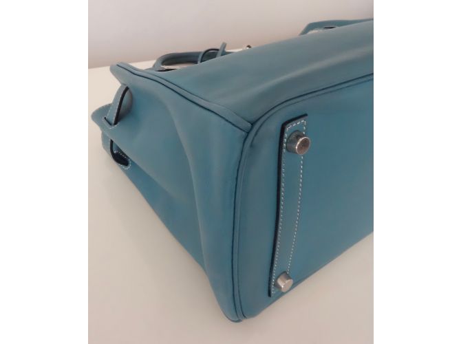 Hermès Birkin 30 Azul - vista 13