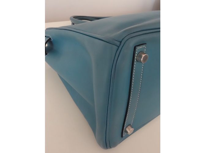 Hermès Birkin 30 Azul - vista 14
