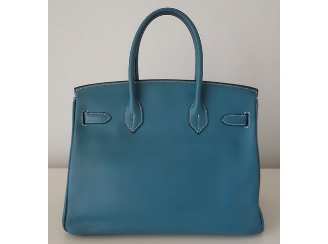 Hermès Birkin 30 Azul - vista 5