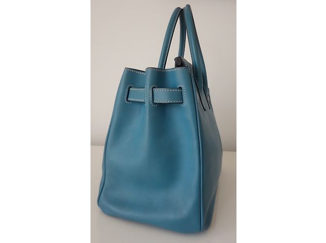 Hermès Birkin 30 Azul - vista 8