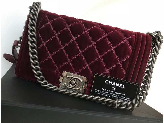 Boy Chanel Junge mittlere Samt - Ansicht 3