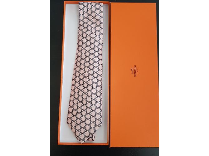 Hermès Laços Rosa - vista 4