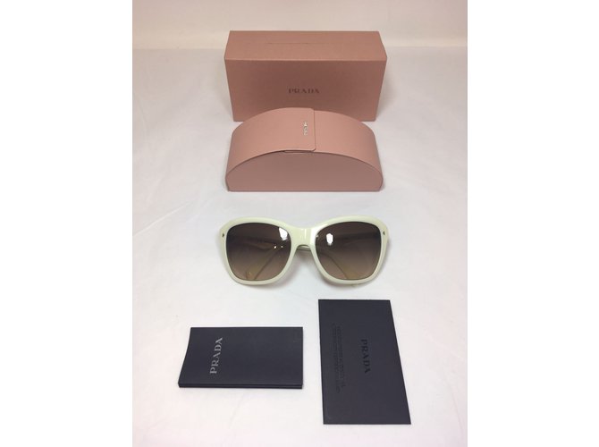 Prada Sonnenbrille Weiß 7S36S1 - Ansicht 3