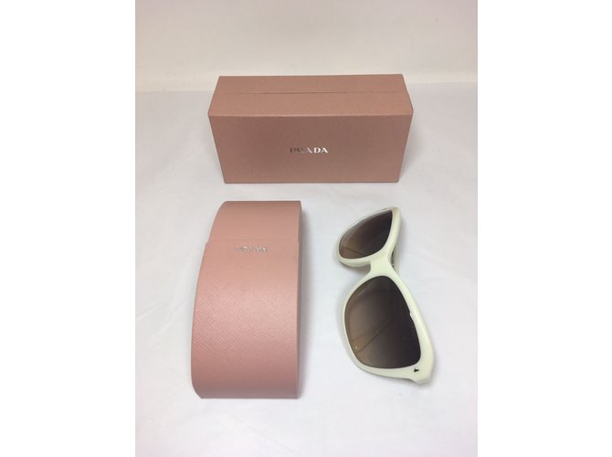 Prada Sonnenbrille Weiß 7S36S1 - Ansicht 4