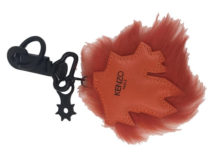 Kenzo Key ring with pompom orange - view 2