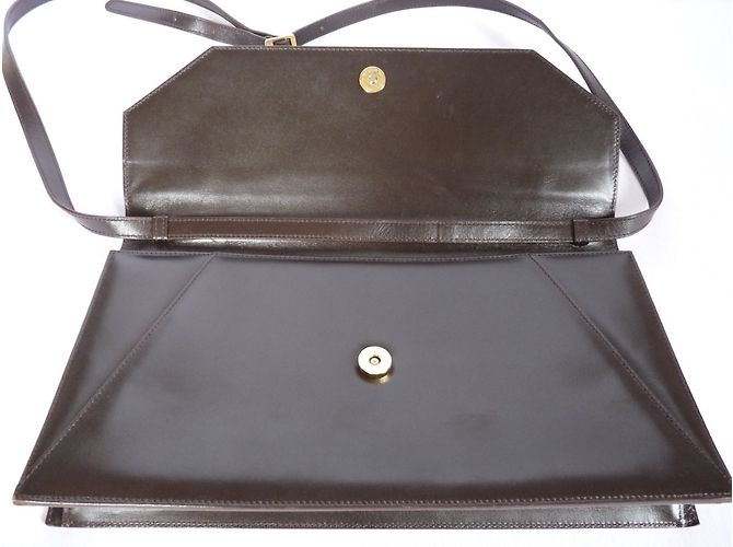 Borsa Escada in pelle marrone scuro - vista 7