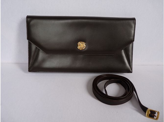 Borsa Escada in pelle marrone scuro - vista 9