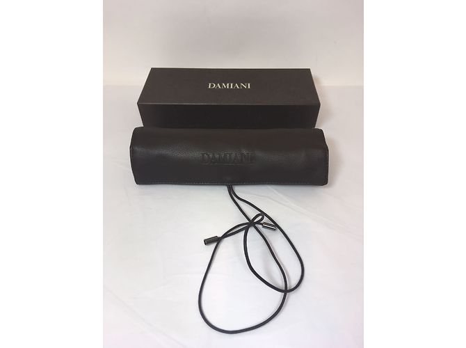 Damiani Joyero de cuero marrón Castaño - vista 2