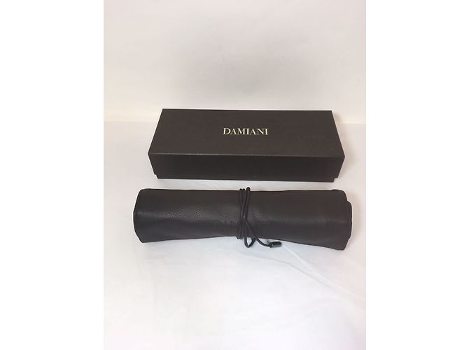 Damiani Joyero de cuero marrón Castaño - vista 9
