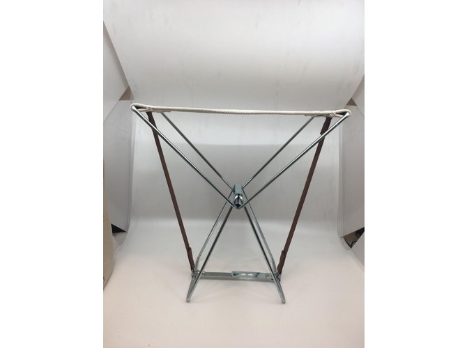 Hermès Tabouret pliant Marron Beige - vue 3