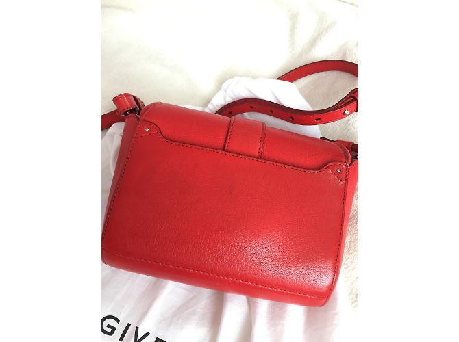 Bolsa transversal Givenchy Obsedia de couro vermelha Vermelho - vista 2