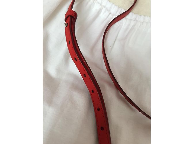 Bolsa transversal Givenchy Obsedia de couro vermelha Vermelho - vista 3