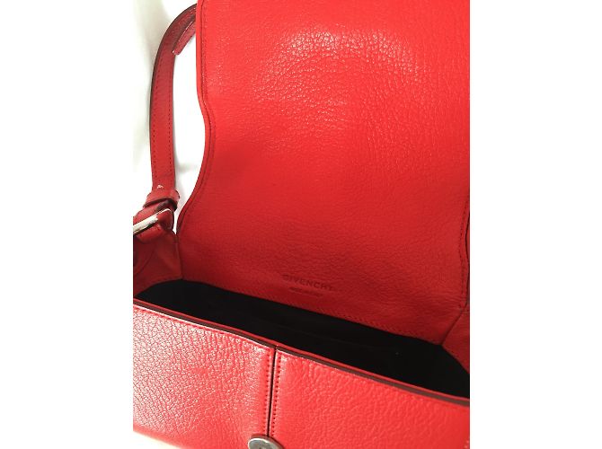 Bolsa transversal Givenchy Obsedia de couro vermelha Vermelho - vista 4