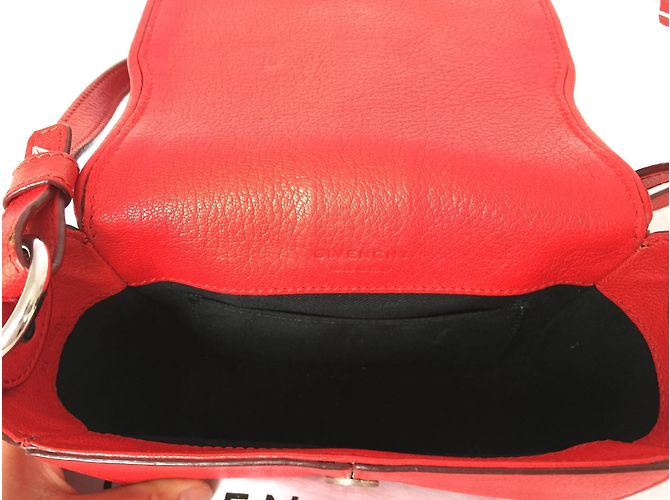 Bolsa transversal Givenchy Obsedia de couro vermelha Vermelho - vista 5
