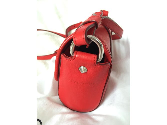 Bolsa transversal Givenchy Obsedia de couro vermelha Vermelho - vista 8
