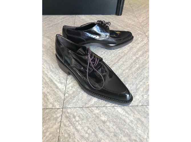 Derbies Georges Rech en cuir marron taille 36 - vue 2