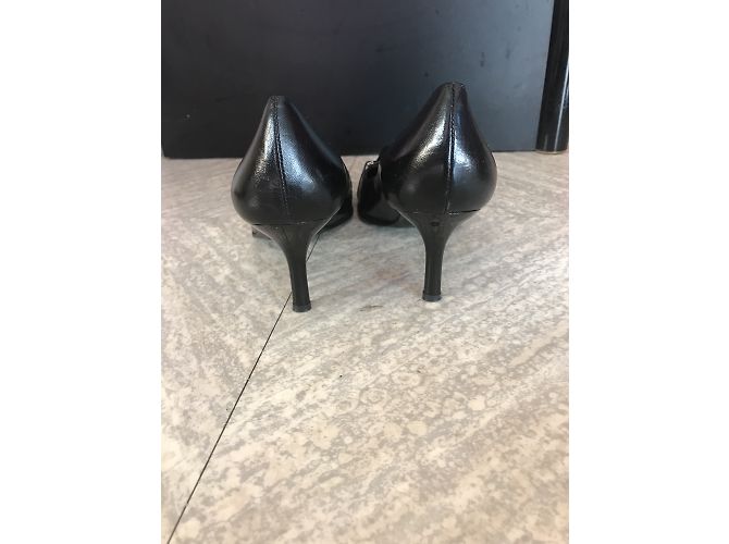 Décolleté Luciano Padovan in pelle nera taglia 36 Nero - vista 3