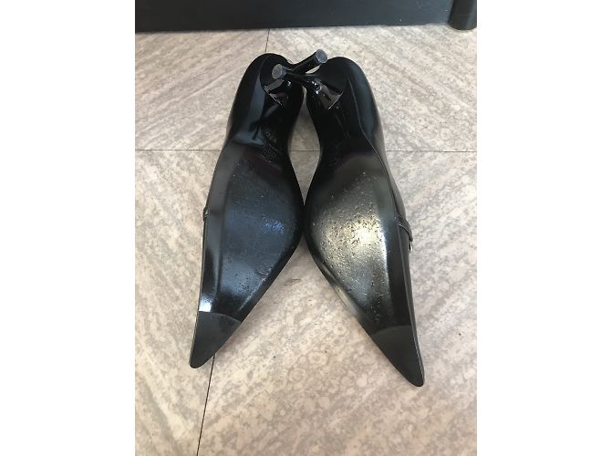 Décolleté Luciano Padovan in pelle nera taglia 36 Nero - vista 4