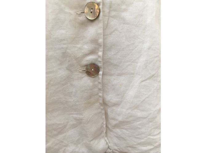 Blusa Gerard Darel de lino blanca Blanco - vista 3