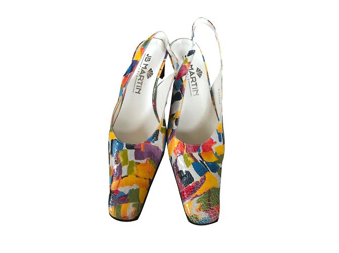 Décolleté JB Martin in pelle tacco 6,5 cm Multicolore - vista 2