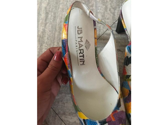 Décolleté JB Martin in pelle tacco 6,5 cm Multicolore - vista 4