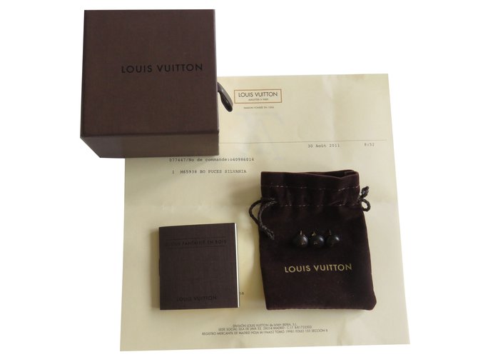 Louis Vuitton Aretes Castaño - vista 2