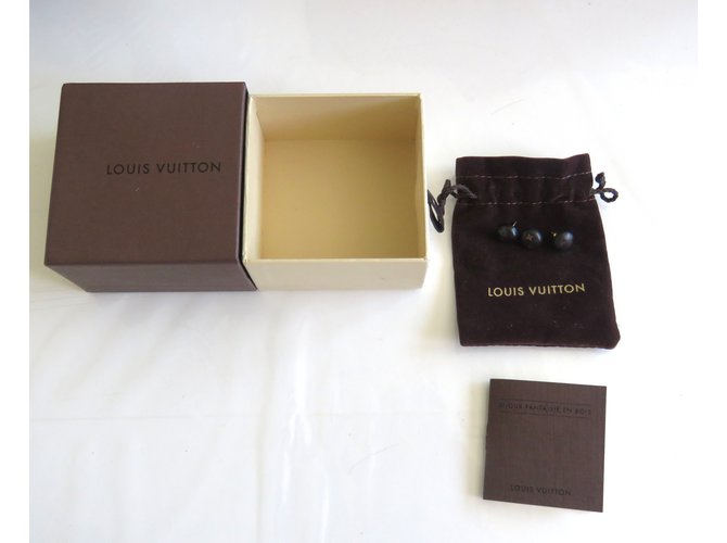 Louis Vuitton Aretes Castaño - vista 3