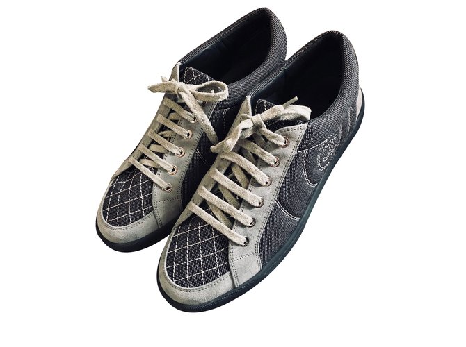 Chanel scarpe da ginnastica Nero Grigio - vista 2