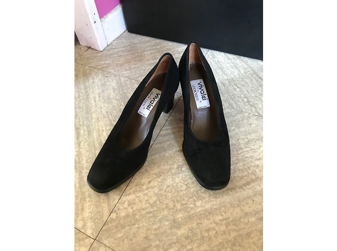 Autre Marque Ugo Rossetti Pumps aus schwarzem Leder Größe 36 - Ansicht 4