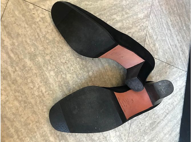 Autre Marque Ugo Rossetti Pumps aus schwarzem Leder Größe 36 - Ansicht 5