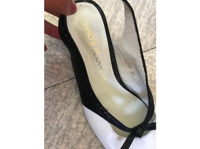 Autre Marque Sanche de la Rosa Pumps aus Leder Schwarz Größe 37 - Ansicht 5