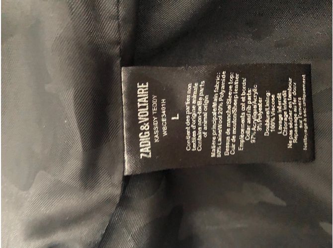 Zadig & Voltaire Lederjacke Schwarz - Ansicht 2