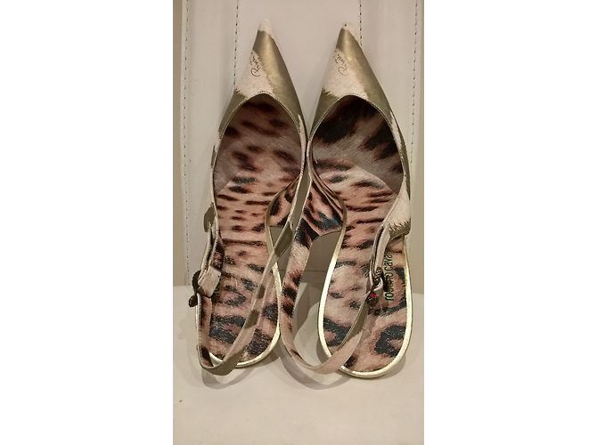 Roberto Cavalli Leopard Print Leder Pumps 39 Leopardenprint - Ansicht 3