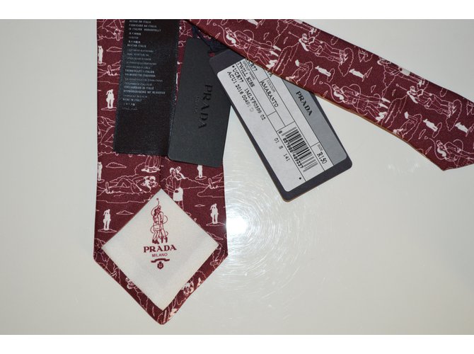 Cravate Soie Milano bordeaux - Le Colonel