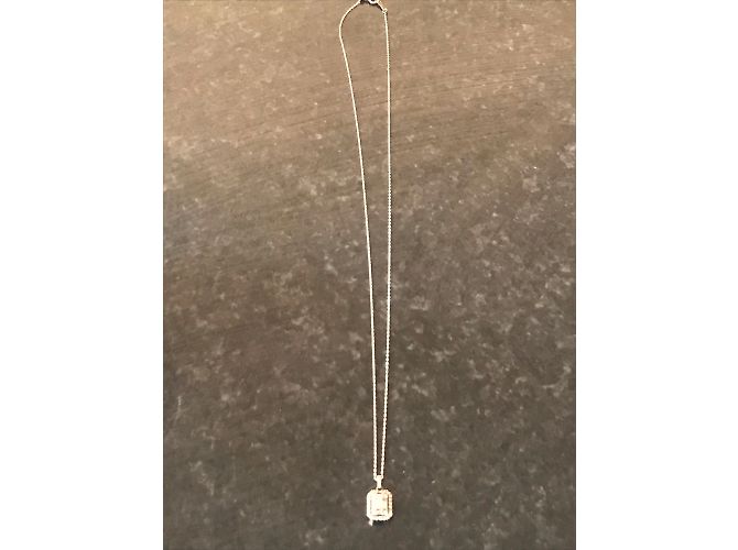 Autre Marque Collana Lisonia in oro bianco e diamanti - vista 2