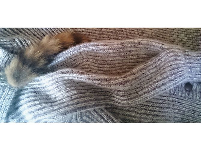 Autre Marque Chaqueta PELLINI de mohair gris - vista 5