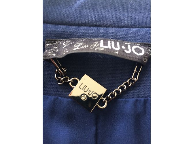 Abrigo Liu.Jo Azul Petróleo Jersey - vista 4