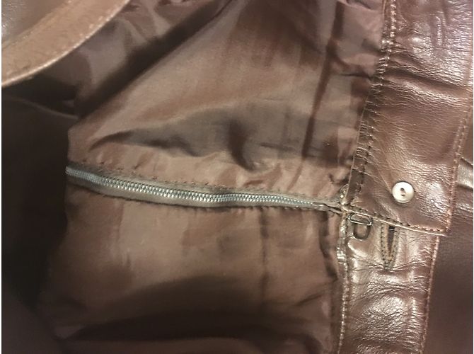 Hermès Pantalones, polainas Marrón oscuro - vista 11