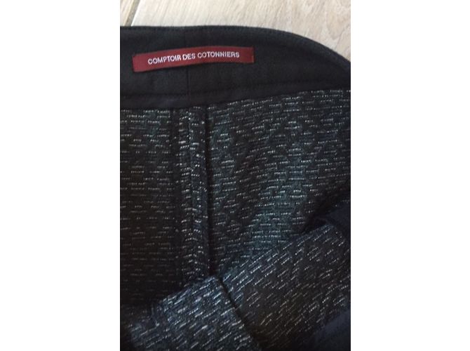Pantaloncini Comptoir des Cotonniers Neri Blu Grigi Cotone - vista 4