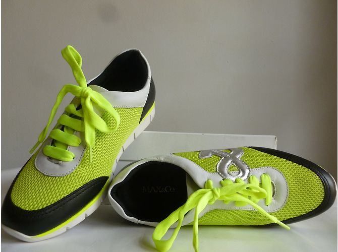 Sneakers Max & Co in pelle e tessuto Multicolore - vista 7
